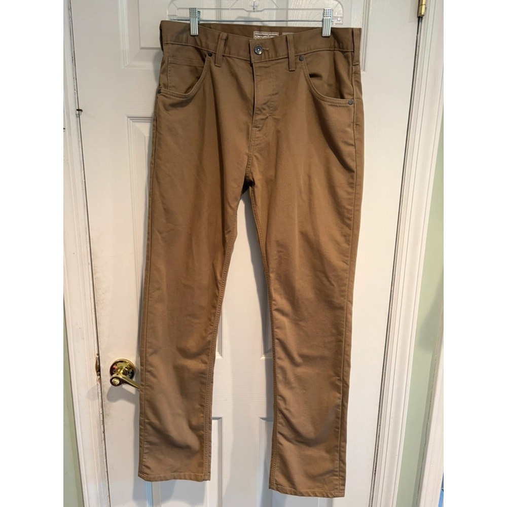 Patagonia Iron Clad Organic Cotton Straight Pants Men's 32x32 Brown Work Chino